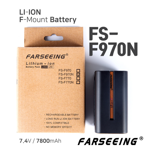 파싱 FS-970N F 마운트 배터리