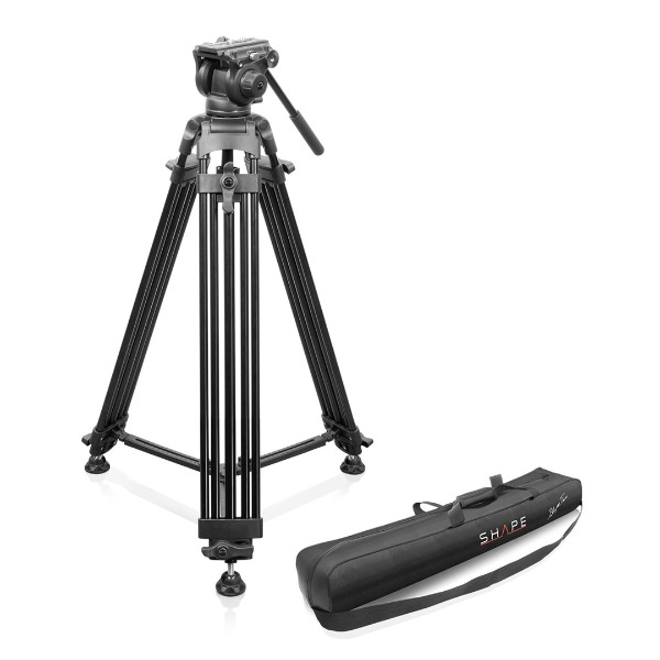 SHAPE 75mm Bowl 카메라 캠코더 알루미늄 비디오 삼각대 SVT10K