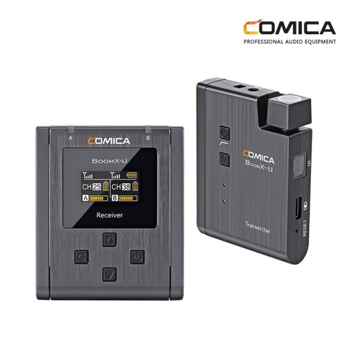 COMICA 코미카 BOOMX-U-U1 1채널 방송용 스마트폰 카메라 무선마이크