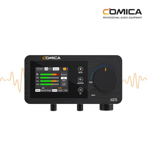 COMICA 코미카 LinkFlex AD5 오디오 인터페이스 2채널 휴대폰 PC 연결