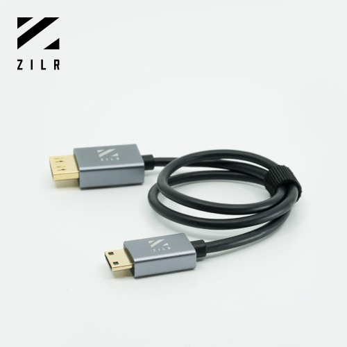 ZILR 질르 4K High Speed HDMI Cable with Mini Connector 고속 케이블