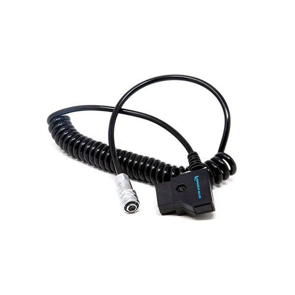COILED D-TAP TO BMPCC 6K-4K POWER CABLE FOR BLACKMAGIC