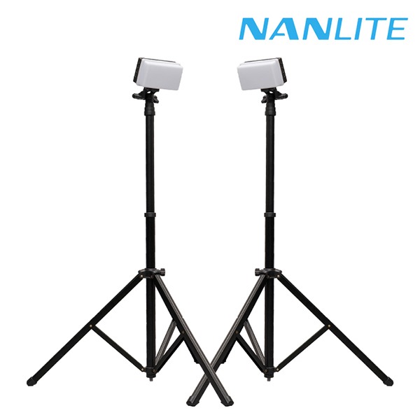 NANLITE 난라이트 리토라이트5C 롤리팟H 미니조명 투 스탠드 세트 RGB조명 LitoLite 5C