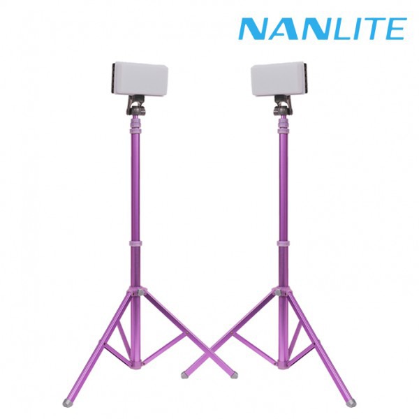 NANLITE 난라이트 리토라이트5C 롤리팟 미니조명 투스탠드 세트 RGB조명 LitoLite 5C