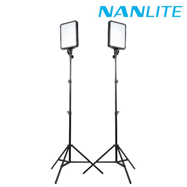 NANLITE 난라이트 셀럽 전용 조명 컴팩40B 투스탠드세트 Compac40B LED