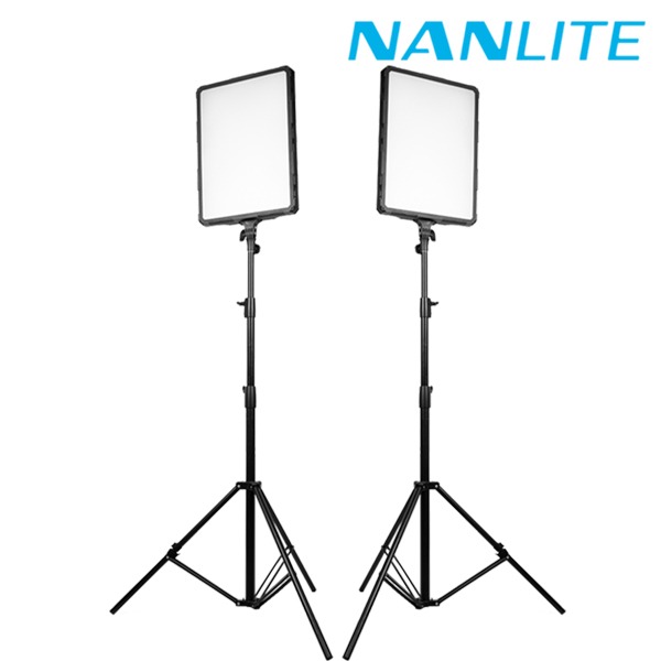 NANLITE 난라이트 셀럽 전용 조명 컴팩100B 투스탠드세트 Compac100B LED