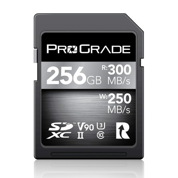 프로그레이드 SDXC UHS-II V90 300R 고속 SD 메모리256기가