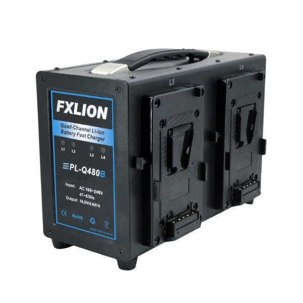 FXLION 4채널 v마운트 퀵 충전기PL-Q480B