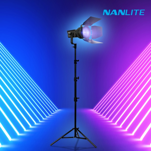 NANLITE 난라이트 포르자60C Forza60C 풀컬러 LED 스팟 조명 프레넬렌즈 원스탠드 세트