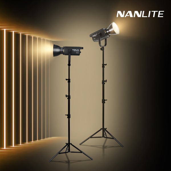 NANLITE 대광량 스튜디오 LED 조명 FS-300B 투스탠드 세트