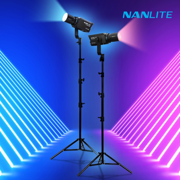 NANLITE 포르자60C Forza60C 풀컬러 LED 스팟 조명 투스탠드 세트
