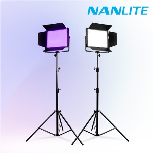NANLITE 난라이트 방송 촬영 RGB LED조명 믹스패널150 투스탠드세트 MixPanel150