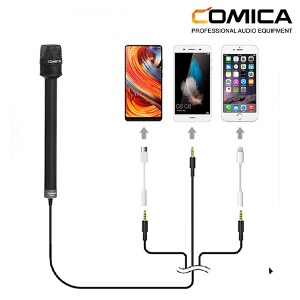 COMICA 코미카 휴대용 인터뷰 스마트폰 마이크 HRM-S