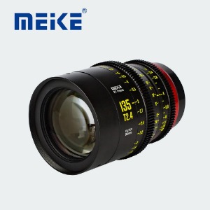 Meike 메이케 Prime 135mm T2.4 시네 렌즈 Canon C700 C500II,Sony VENICE,Sony FX3 FX6,FX9,Z Cam E2-F6,Alexa LF,Mavo LF, Mavo Edge 8K와 같은 풀 프레임용