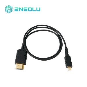 2NSOLU Ultra Thin HDMI Cable 투앤솔루 24K 금도금 1.4 케이블 Type-AD