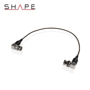 SHAPE Skinny 90-Degree BNC Cable 12 Inches Black SKI12N 케이블 블랙 12인치